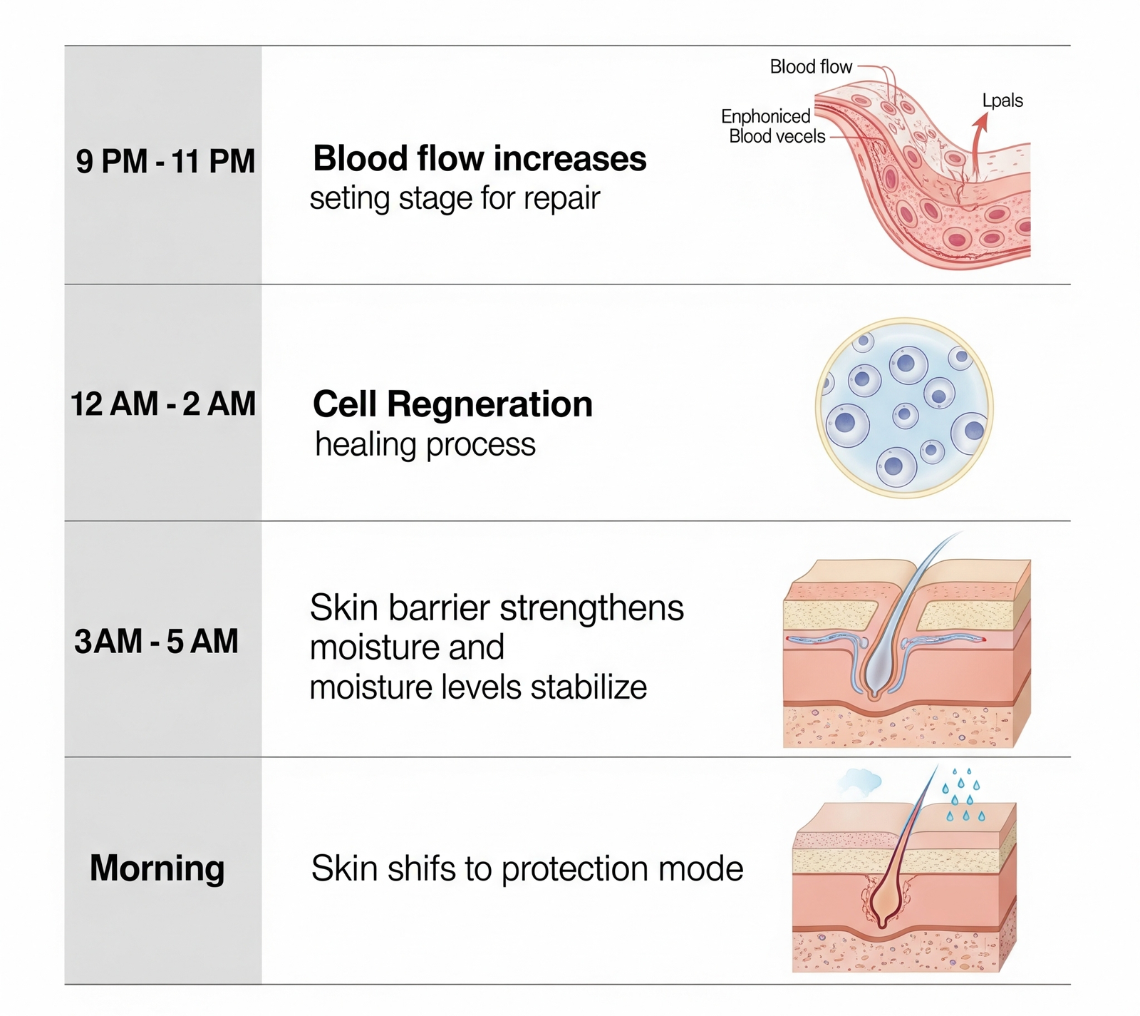How the circadian rhythm impacts your skin